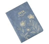2026 Academic Weekly Planner Refillable Leather Binder with Dated Pages for Scheduling Time Management Journal