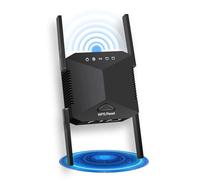 2026 Advanced WiFi Extender Booster Pro - High-Speed Long Range WiFi Range Extender Up to 5600 Sq.ft Full Home Coverage | 4 High-Gain External Antennas & Ethernet Port | Supports 45+ Devices, Alexa