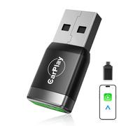 【2026 Advanced】WityEye Mini CarPlay and Android Auto Wireless Adapter, V5.3 Bluetooth, Dual Band WiFi 6, Fast & Stable Connection, USB C/A, for Apple iPhone iOS 10+, Smartphone Android 11+
