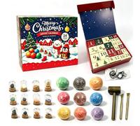 2026 Advent Calendar Kids, Christmas 24 Day Gemstone Dig Kit with Natural Crystals Christmas Themed Holiday Rock Excavation Kits