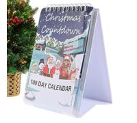 2026 Advent Desk, 100 Day Countdown Calendar, 5.91 X 4.13 Inch