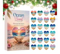 2026 Advent Ornament Handmade Cute 2D Acrylic Heart Ornament