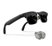 2026 AI Smart Glasse for Men Women -8 MP Camera, Open-Ear Speakers for Audio, Video Recording and Bluetooth, Real-Time Translation-Sunglasses (Extra Photochromic Lenses), Voice Control Smart Wearable