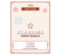 2026 ALABAMA word search: 500 Alabama Themed Puzzles for Adults (US STATES WORD SEARCH)