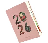2026 All Year Academic Planner 400 Pages Date Leather Softcover Student Daily Use Leatherette Annual Planner