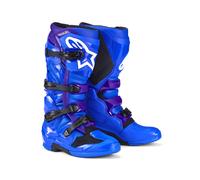 2026 Alpinestars Tech 7 Motocross Boots Blue Black Adults