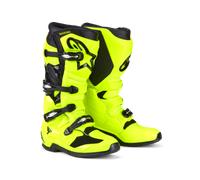2026 Alpinestars Tech 7 Motocross Boots Yellow Flo Black Adults