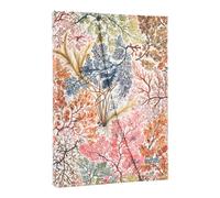 2026 Anemone (William Kilburn) Midi 12-month Horizontal Hardcover Flexi Dayplanner 2026 (Wrap Closure)