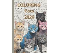 2026 Anime Cats Coloring Book: Bold Easy Kawaii Chibi Cats for Stress Relief: New Year Relaxation - Simple Thick Line Art Cute Anime Kitties for Teens and Adults