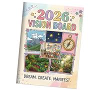 2026 Annual Wishlist Planner Notebook Handbook Paper Materials and Practical Design for Goal Setting and Ideas
