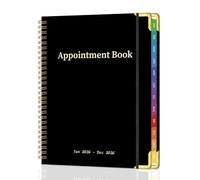 2026 Appointment Book/Planner - 2026 Daily Hourly Planner from Jan. 2026 - Dec. 2026, Weekly appointment Book 2026, 2026 Hourly planner with 20-Minute Interval, 9" x 11", Twin-Wire Binding, Colorful