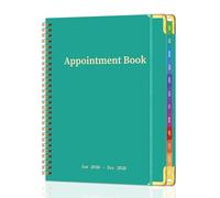 2026 Appointment Book/Planner - 2026 Daily Hourly Planner from Jan. 2026 - Dec. 2026, Weekly appointment Book 2026, 2026 Hourly planner with 20-Minute Interval, 9" x 11", Twin-Wire Binding, Colorful