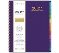 2026 Appointment Book/Planner - 8.2" x 11", Daily Planner 2026 from Jan. 2026 - Dec. 2026, 2026 Daily Hourly Planner with 30-Minute Interval, 12 Monthly Tabs, Back Pocket