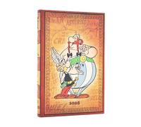 2026 Asterix & Obelix (The Adventures of Asterix) Mini 12-month Verso Hardcover Flexi Dayplanner 2026 (Elastic Band Closure)