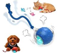 2026 Automatic Fetch Ball for Dogs & Cats - 360° Interactive Rolling Toy, Fast-Moving Pet Ball (Blue) - Ideal for Active Playtime & Engaging Fun!