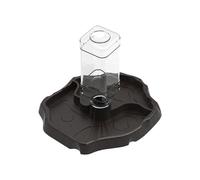 2026 Automatic Reptile Water Dispenser Feeding Bowl for Blue Sea Turtle with Integrated Water Reservoir for Terrariums (Coffee, One Size)