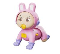 2026 Baby Crawling Animated Animal With Sound Effects Fall Toddler Crawl Trainer Interactive Early Educational For 6 12 Months Infants (One Size)