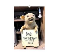 2026 Bad Taxidermy Wall Calendar, Weird, Gross & Hilariously Awful Taxidermy, Wall Calendar, 12 Month Unique Bad Taxidermy Calendar, White Elephant Prank Gifts (1pcs)