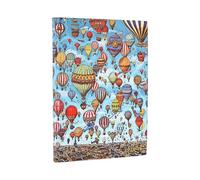 2026 Balloon Festival (Pierre the Maze Detective) Midi 18-month Horizontal Softcover Flexi Dayplanner 2025-2026 (Elastic Band Closure)