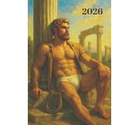 2026 Bear Planner: Greek God Muscle Bear in Tighty Whities Queer Beefcake Weekly Organizer with Positive Affirmations