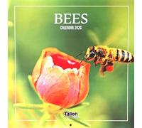 2026 Bees Square Wall Calendar Cute Bumblebee Worker Queen Honey Planner Organiser Home Kitchen Office Christmas Birthday New Year