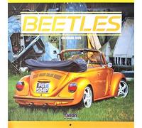 2026 Beetles Camper Van Buses Square Wall Calendar 16 Months Retro Vintage Classic Original Old 60s 70's 80's Home Kitchen Christmas Birthday New Year (Beetles)