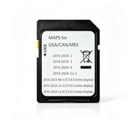 2026 BHP166EZ1U Navigation SD Card for Mazda, USA/CAN/MEX Offline GPS, Fits Mazda 6 CX-5 CX-9 (2015-2024), Mazda 3 (2014-2018), CX-3 MX-5 (2014-2024), Plug & Play, HUD Speed Limit