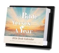 2026 Bible Calendar - Bible Verses Calendar 2026 from Jan 2026 - Dec 2026, 365 Days Desk Calendar 2026, 5.9" x 4.9", Thick Paper, Adjustable Easel
