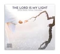 2026 Bible Verse Wall Calendar -The Lord is My Light- Monthly Inspiration Christian Home Decor Calendar