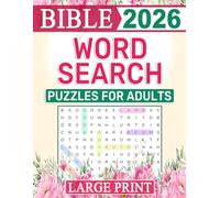 2026 Bible Word Search Large Print Puzzles For Adults: Meaningful Bible-Themed Word Puzzles for Relaxing Activity