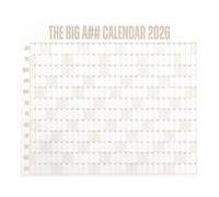 2026 Big Dry Erase Wall Calendar, Full Year 12 Month Overview with Color-Coding System, Reusable Yearly Planner for Family Scheduling, Goal Tracking & Home Office Organization