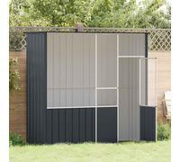 vidaXL Bird Cage Grey 215x78x200 cm Galvanised Steel