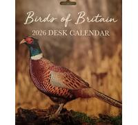 2026 Birds Of Great Britain Desk Calendar UK, Cute Family Planning Calendars, Creative Monthly Planner To-do List For Bird Lovers