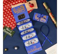 2026 Birthday Money Envelope for Cash Gifts, Money Gift Ideas for Cash, Surprise Cash-Card Gift for Women, Happy Birthday Card for Cash-Holder Gifts (Blue)