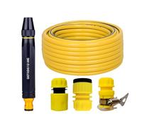 2026 Black King Kong High Pressure Washer Spray Nozzle, Home High Pressure Car Wash Water Gun with Booster Nozzle, for Vehicle Garden Cleaning (with 5M Hose + 3 Connectors)
