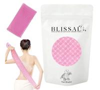 2026 Blissail Exfoliating Antibacterial Shower Towel -Skin Deep Exfoliating Towel, Extra Long Exfoliating Washcloth for Men Women,Exfoliating Body Scrubber for for Sensitive Skin & SPA (Pink)