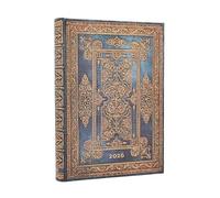 2026 Fiammetta Midi 12-month Vertical Hardcover Flexi Dayplanner 2026 (Elastic Band Closure)