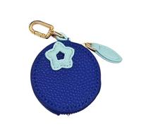 2026 /Blueberry/Fruit Pendant Cherry Orange Purse Cute Keychain Mini Zipper Keychain (G, 6cm)