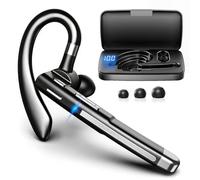 2026 Bluetooth Headset V6.1,100Hrs Talk Time Dual Noise Cancellation Wireless Earpiece,CVC8.0 Noise Cancelling Wireless Earbud, Business Earbud with 500 mAh Charging Case for Trucker/Home/Office Work