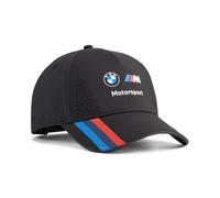PUMA BMW M Motorsport Team Baseball Cap - Black with Racing Stripe - One Size Fits Most