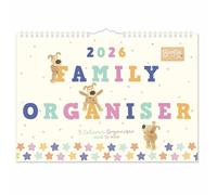 2026 Boofle A4 Family Planner Organiser Wall Calendar by Portico Designs Ltd
