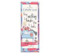 2026 Born to Shop Slim Wall Calendar Month to View Layout by Portico Designs Ltd