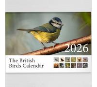 2026 British Birds Wall Calendar Featuring Stunning Photography of Birds from Britain - Includes All UK & World Holidays & Dates Included | Perfect Christmas Calendar for the Home and Office