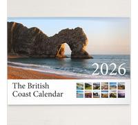 2026 British Coast Wall Calendar Featuring Stunning Photography of Coasts from Britain - Includes All UK & World Holidays & Dates Included | Perfect Christmas Calendar for the Home and Office