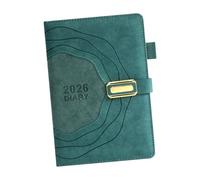 2026 Business Daily Planner 365 Sheets PU Texture Thick Linen Paper Small Portable Design Work Efficiency Tool Planner