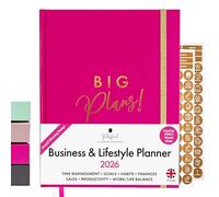 2026 Business & Lifestyle Planner by Perfect Planner Company - Award Winning Weekly & Monthly Diary with Goals & Habit Trackers to Organise Work, Life & Boost Productivity. 222 Stickers