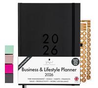 2026 Business & Lifestyle Planner by Perfect Planner Company - Award Winning Weekly & Monthly Diary with Goals & Habit Trackers to Organise Work, Life & Boost Productivity. 222 Stickers
