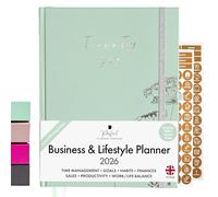 2026 Business & Lifestyle Planner by Perfect Planner Company - Award Winning Weekly & Monthly Diary with Goals & Habit Trackers to Organise Work, Life & Boost Productivity. 222 Stickers