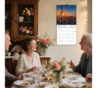 2026 Calendar 12 Month - Calendar 2026 National Parks Wall Planner,Yearly Planner with Ruled Blocks, Jan-Dec Thick Paper Home Decor for Apartment School Office Supplies
