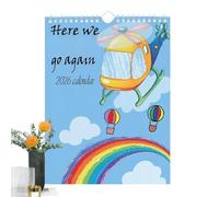 2026 Calendar,12-Month Hangable Calendar Funny - Runs from Jan to Dec 2026, Planner for Gym Workout Planning Scheduling Family School Home Workplace